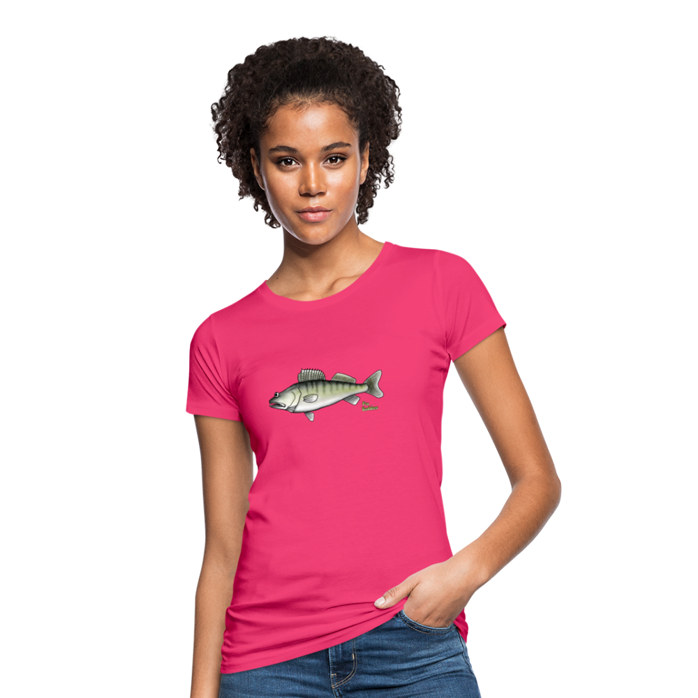 Zander - Frauen Bio T-Shirt - Neon Pink
