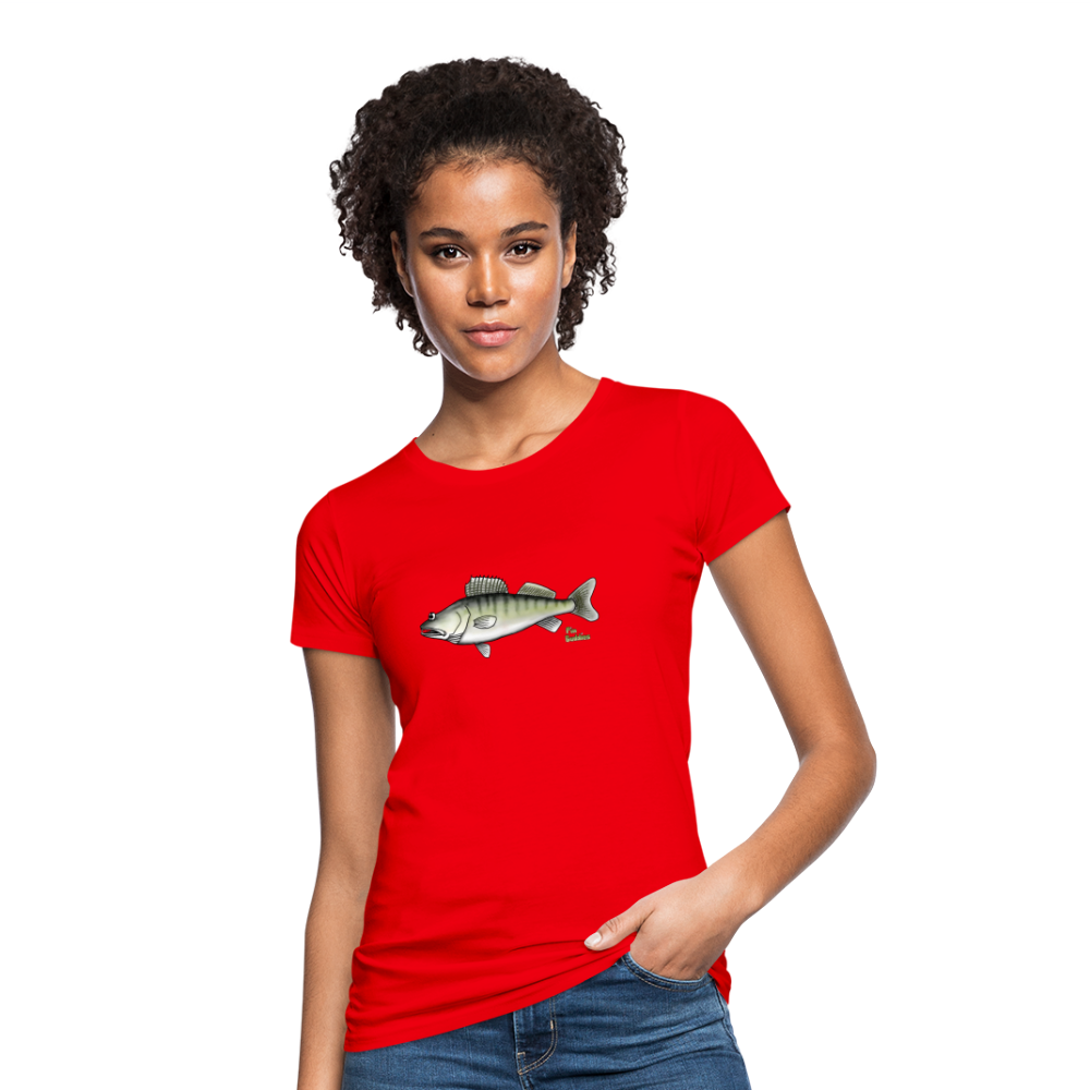 Zander - Frauen Bio T-Shirt - Rot