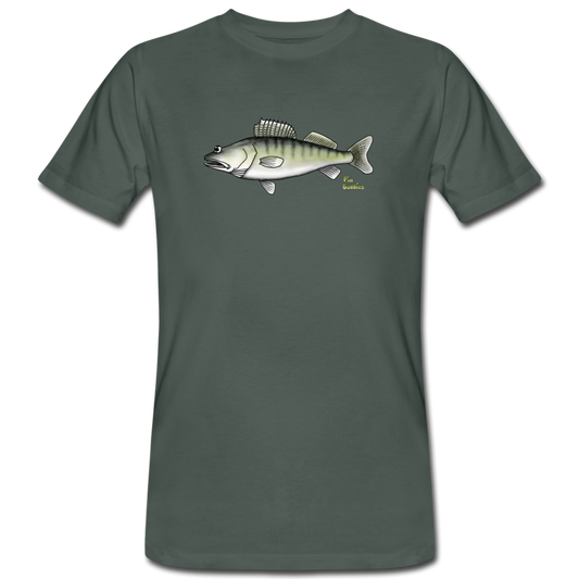Zander - Männer Bio T-Shirt - Graugrün