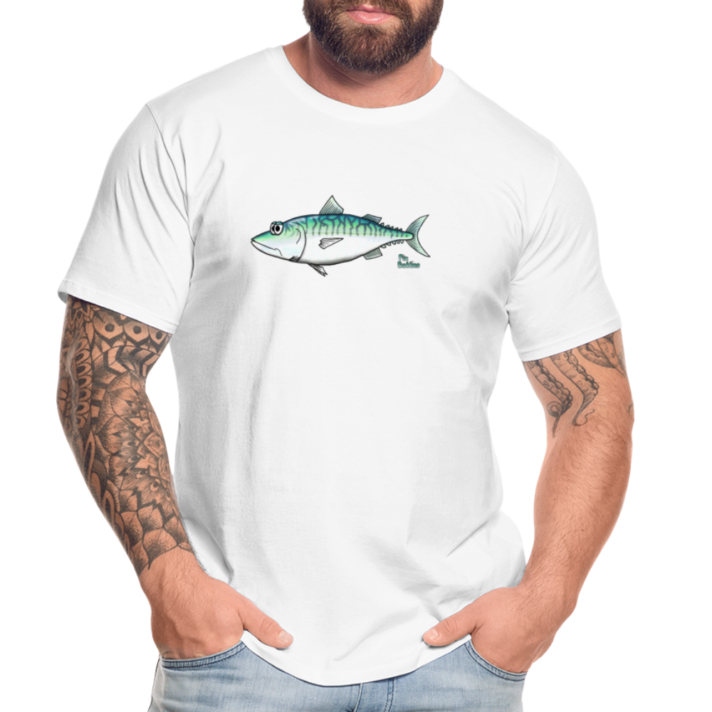 Makrele - Männer Premium Bio T-Shirt - Weiß