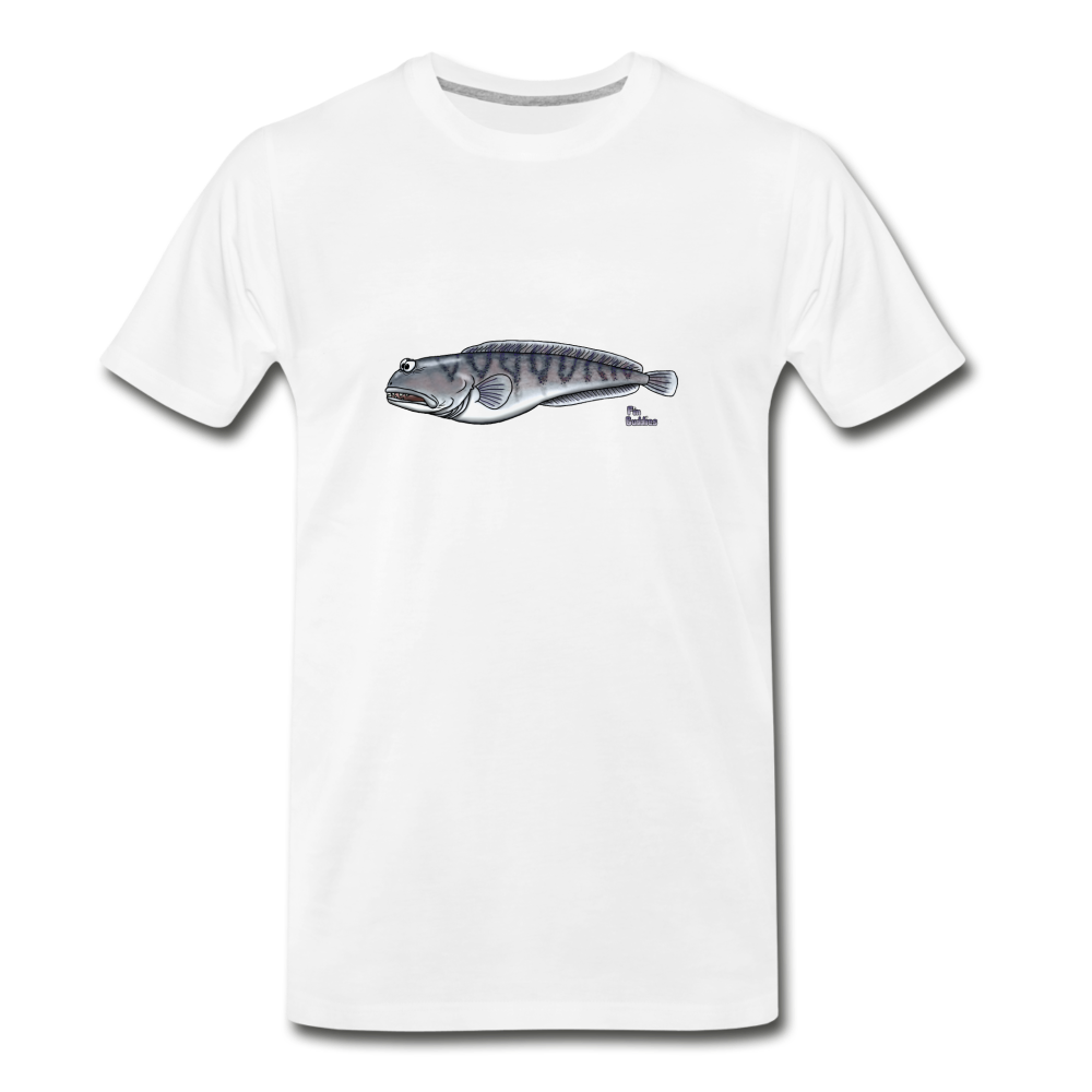 Seewolf - Männer Premium Bio-T-Shirt - Weiß