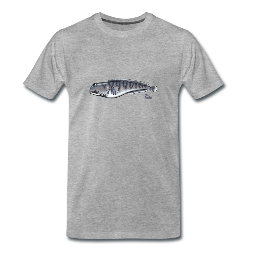 Seewolf - Männer Premium Bio-T-Shirt - Grau meliert