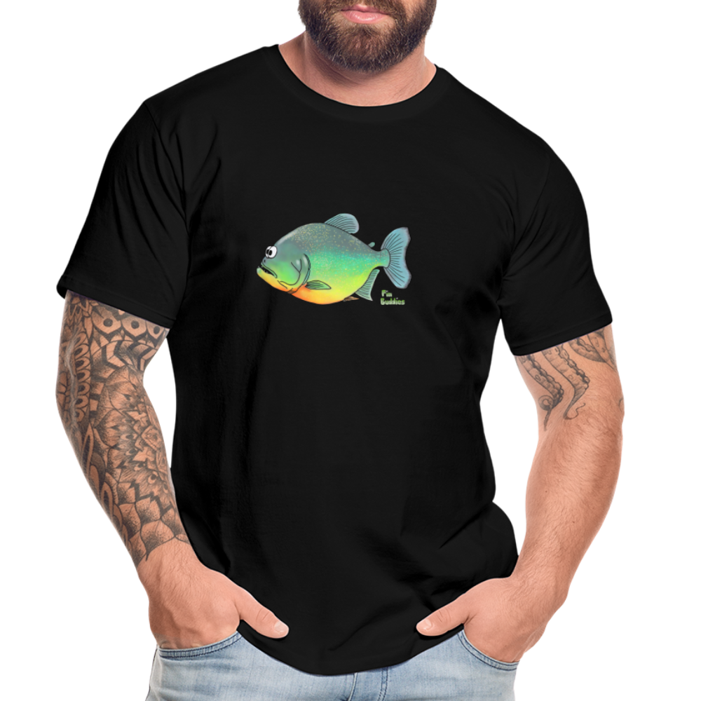 Piranha - Männer Premium Bio T-Shirt - Schwarz