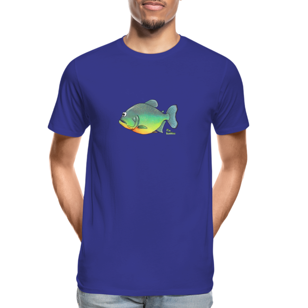 Piranha - Männer Premium Bio T-Shirt - Königsblau
