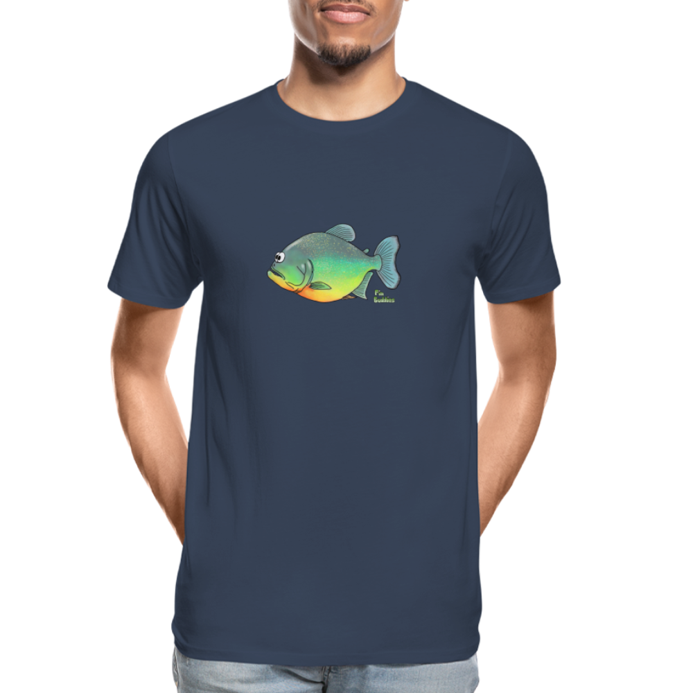 Piranha - Männer Premium Bio T-Shirt - Navy
