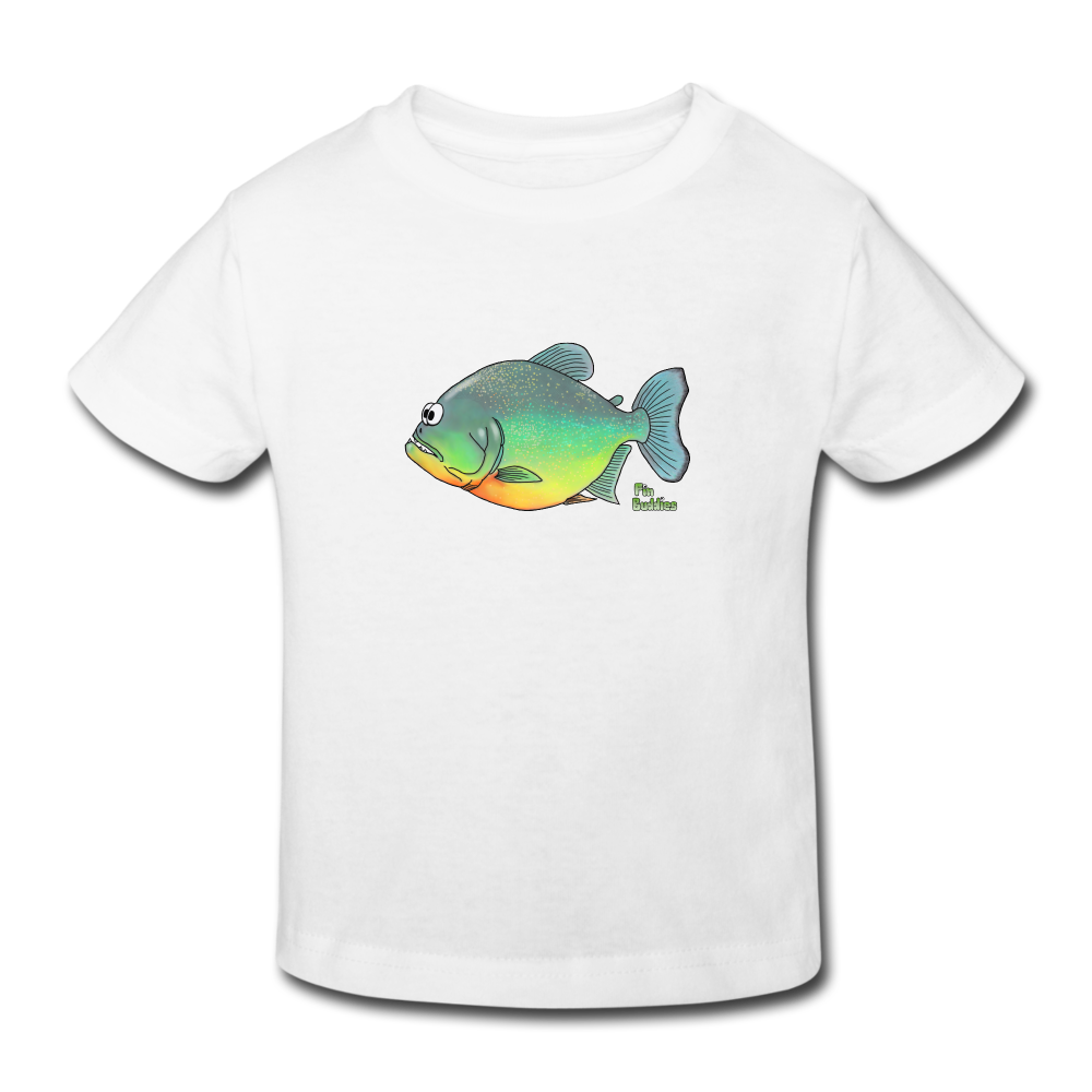 Piranha - Kinder Bio-T-Shirt - Weiß