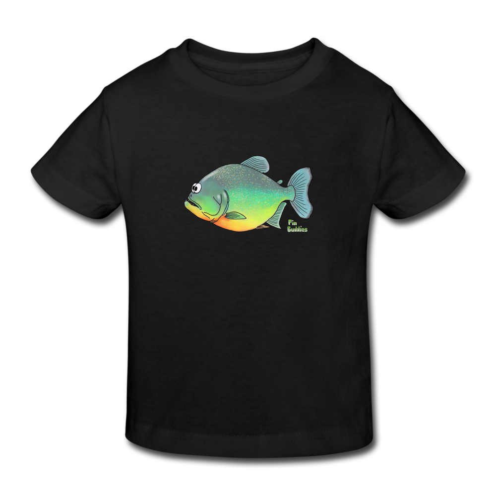 Piranha - Kinder Bio-T-Shirt - Schwarz