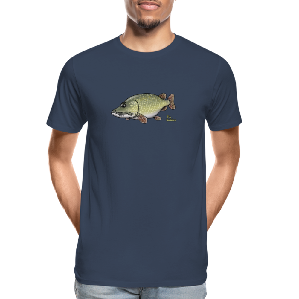Hechtmutti - Männer Premium Bio T-Shirt - Navy