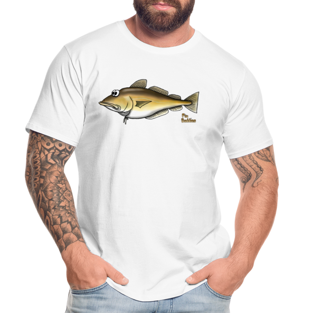 Pollack - Männer Premium Bio T-Shirt - weiß