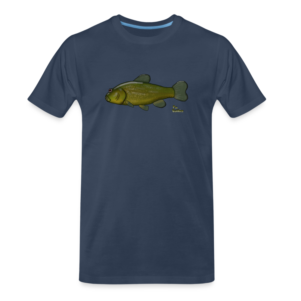 Schleie - Männer Premium Bio T-Shirt - Navy